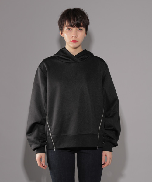 PAGEBOY(ページボーイ)の「サイド ZIPユルパーカー(Tシャツ/カットソー・レディース・ホワイト/ブラック/キャメル・FREE)」の16枚目の写真