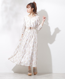 Proportion Body Dressing プロポーションボディドレッシング の タイニーフラワーロングワンピース ワンピース Wear