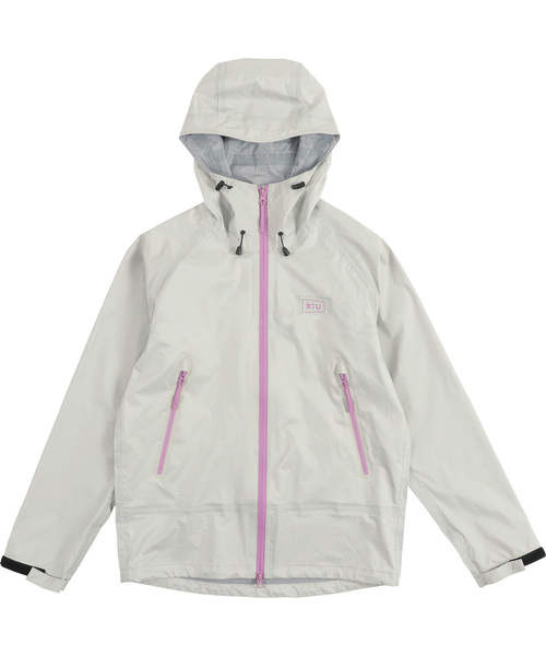 KiU(キウ)の「【Mサイズ】レインジャケット <マイティー>(レインコート/ポンチョ・レディース・グレー/レッド/ブラック/パープル/カーキ/ブルー/ネイビー/イエロー・MEDIUM)」の14枚目の写真