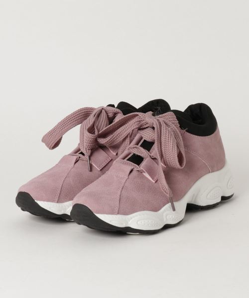 STYLEBLOCK（スタイルブロック）の「厚底ダッドスニーカーダッドシューズ（スニーカー・レディース・ブラック/ピンク/グレー・40/38/39/36/37/35）」の3枚目の写真