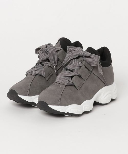 STYLEBLOCK（スタイルブロック）の「厚底ダッドスニーカーダッドシューズ（スニーカー・レディース・ブラック/ピンク/グレー・40/38/39/36/37/35）」の4枚目の写真