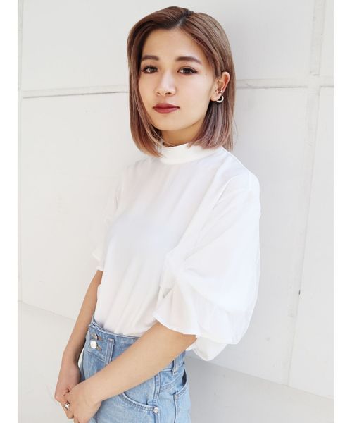 EMODA（エモダ）の「バルーンハーフスリーブトップ（Tシャツ/カットソー・レディース・ホワイト/ブラック/その他・FREE）」の18枚目の写真