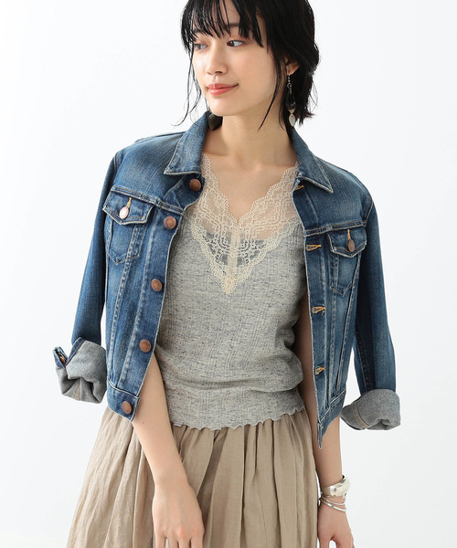 RED CARD TOKYO（レッドカード）の「RED CARD / デニムジャケット（デニムジャケット・レディース・ブルー系その他/その他1/その他2/ネイビー・SMALL/MEDIUM）」の4枚目の写真