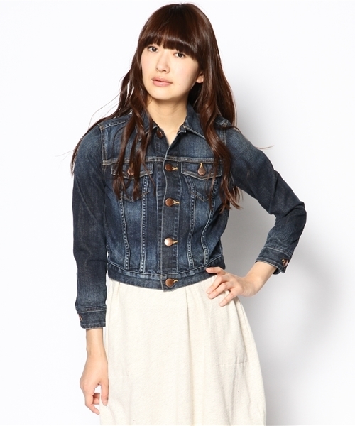 RED CARD TOKYO（レッドカード）の「RED CARD / デニムジャケット（デニムジャケット・レディース・ブルー系その他/その他1/その他2/ネイビー・SMALL/MEDIUM）」の3枚目の写真