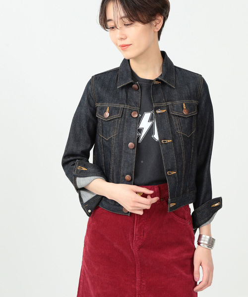 RED CARD TOKYO（レッドカード）の「RED CARD / デニムジャケット（デニムジャケット・レディース・ブルー系その他/その他1/その他2/ネイビー・SMALL/MEDIUM）」の6枚目の写真