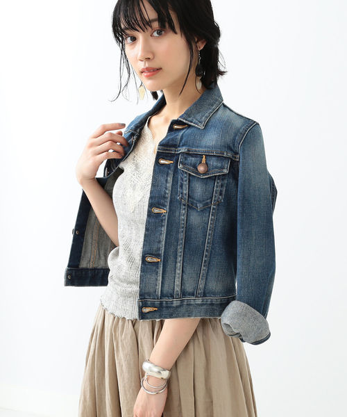 RED CARD TOKYO（レッドカード）の「RED CARD / デニムジャケット（デニムジャケット・レディース・ブルー系その他/その他1/その他2/ネイビー・SMALL/MEDIUM）」の11枚目の写真