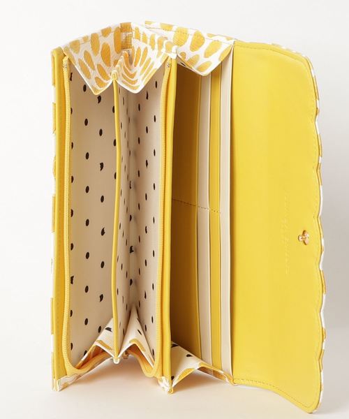 1940【イリスページ】黄色財色九尾ちゃんジャンボ&通常サイズオーダー品♡ tsumori chisato CARRY（ツモリチサトキャリー）の「水彩風ドット 長