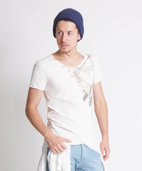 goa（ゴア）の「流木シェルドリームキャッチャーtee（Tシャツ
