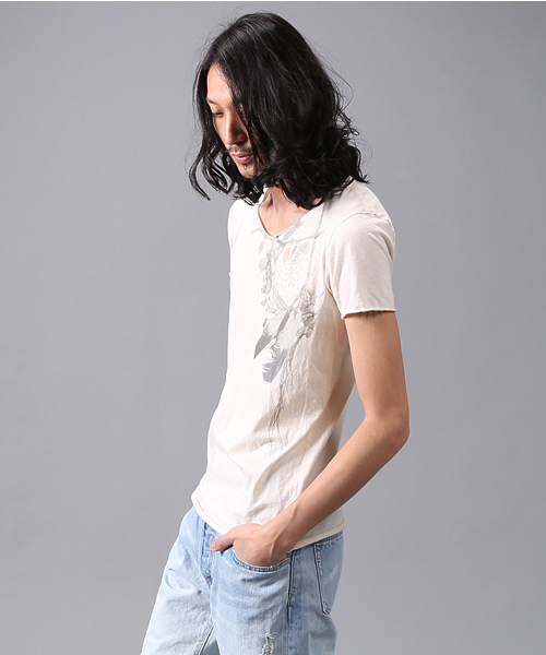 goa（ゴア）の「流木シェルドリームキャッチャーtee（Tシャツ