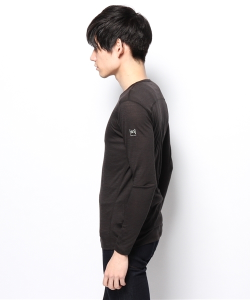 SHIPS（シップス）の「★★【SN】: 『M BASE LS 140』 ロングスリーブ Tシャツ（Tシャツ/カットソー・メンズ・ブラック/ネイビー/ライトグリーン・SMALL/MEDIUM/X-SMALL）」の5枚目の写真