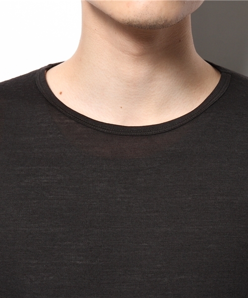 SHIPS（シップス）の「★★【SN】: 『M BASE LS 140』 ロングスリーブ Tシャツ（Tシャツ/カットソー・メンズ・ブラック/ネイビー/ライトグリーン・SMALL/MEDIUM/X-SMALL）」の7枚目の写真