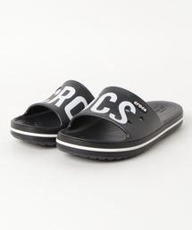 crocs クロックス 206003-066 Crocband III Printed Slide Black/White