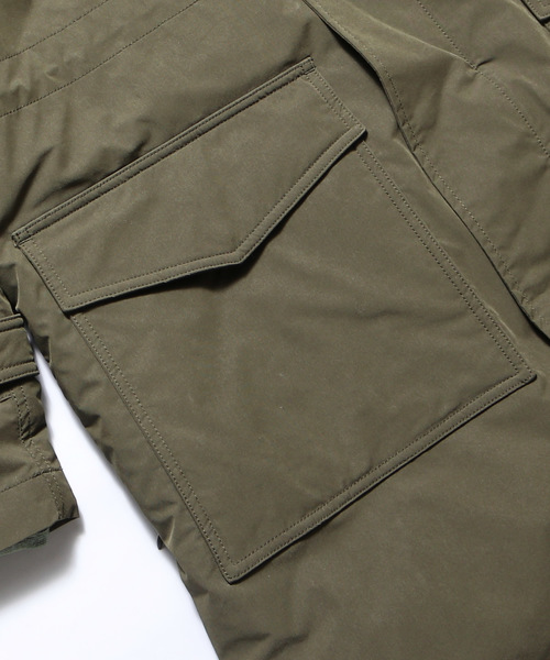 NYUZELESS（ニューズレス）の「NYUZELESS/ニューズレス WATER REP.STAND CO MODS COAT W/DOWN LINE（モッズコート・メンズ・ブラック/ベージュ/オリーブ・1/2）」の22枚目の写真