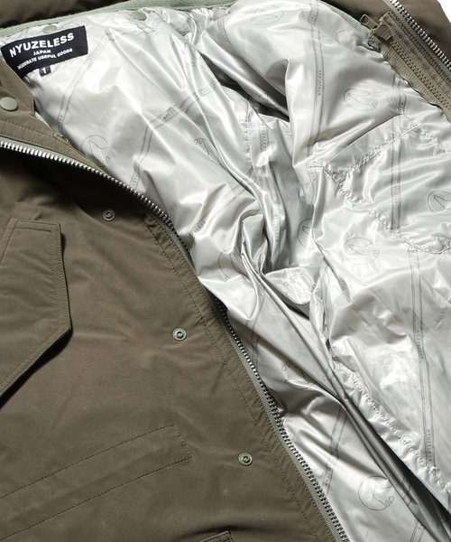 NYUZELESS（ニューズレス）の「NYUZELESS/ニューズレス WATER REP.STAND CO MODS COAT W/DOWN LINE（モッズコート・メンズ・ブラック/ベージュ/オリーブ・1/2）」の19枚目の写真