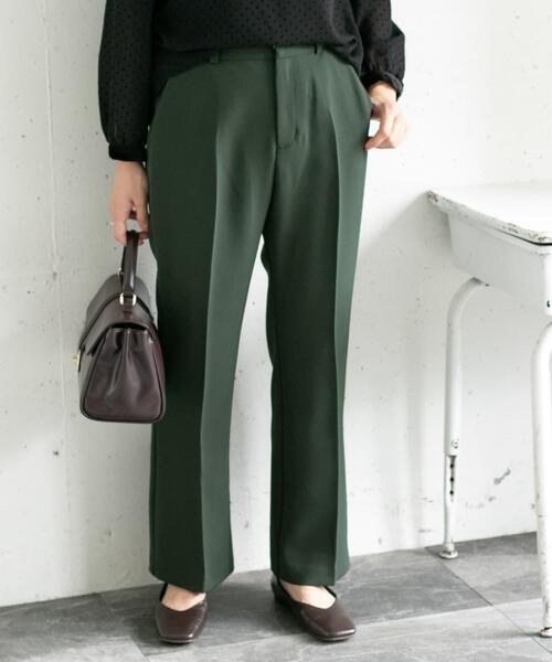 URBAN RESEARCH ROSSO（アーバンリサーチロッソ）の「ノータックフレアパンツ∴（その他パンツ・レディース・ブラック/ベージュ/グリーン・38/36）」の11枚目の写真