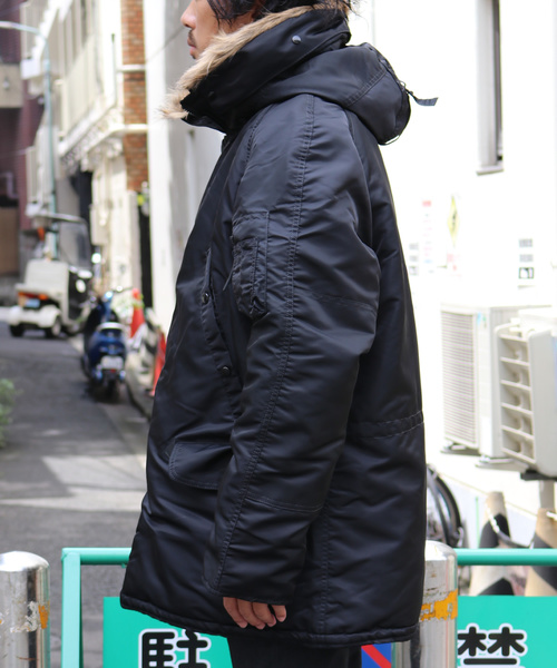 ROOPTOKYO(ループトウキョウ)の「Valley Apparel/バレイアパレル US MADE N3B PARKA(ミリタリージャケット・メンズ・ブラック/ネイビー・S/M/L)」の3枚目の写真