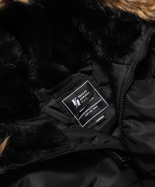 ROOPTOKYO(ループトウキョウ)の「Valley Apparel/バレイアパレル US MADE N3B PARKA(ミリタリージャケット・メンズ・ブラック/ネイビー・S/M/L)」の14枚目の写真