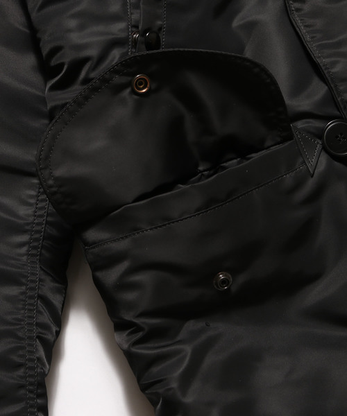 ROOPTOKYO(ループトウキョウ)の「Valley Apparel/バレイアパレル US MADE N3B PARKA(ミリタリージャケット・メンズ・ブラック/ネイビー・S/M/L)」の4枚目の写真
