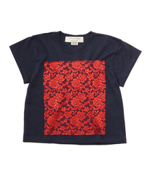 BEAMS BOY | les Briqu’a braque / レースパッチ Tシャツ(Tシャツ/カットソー)