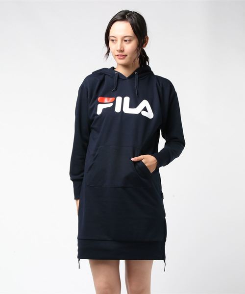 FILA（フィラ）の「フィラ FILA ワンピース（ワンピース・レディース・ホワイト/ライトグレー/ネイビー・S/M/L/XL）」の3枚目の写真