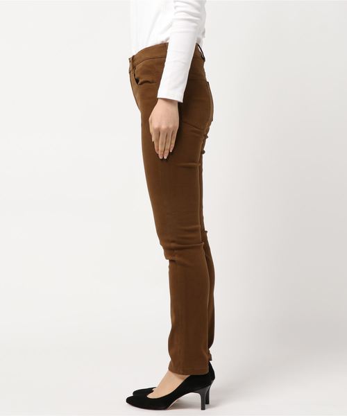 KOBE LETTUCE（コウベレタス）の「暖か裏起毛ストレッチスキニーパンツ（その他パンツ・レディース・ブラック/カーキ/モカ/ホワイト系その他・S/M/L）」の5枚目の写真