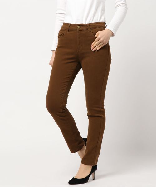 KOBE LETTUCE（コウベレタス）の「暖か裏起毛ストレッチスキニーパンツ（その他パンツ・レディース・ブラック/カーキ/モカ/ホワイト系その他・S/M/L）」の15枚目の写真