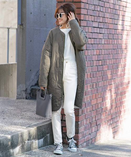 KOBE LETTUCE（コウベレタス）の「暖か裏起毛ストレッチスキニーパンツ（その他パンツ・レディース・ブラック/カーキ/モカ/ホワイト系その他・S/M/L）」の16枚目の写真