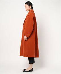 CASA FLINE ウールロングコート カーサフライン CASA FLINE - ウールスリットコート (グレー) | Sir online store
