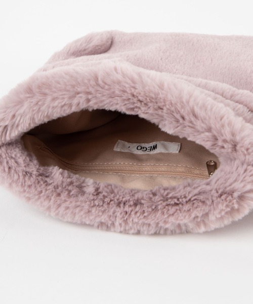 WEGO（ウィゴー）の「WEGO/2wayファー巾着ショルダーバッグ（ショルダーバッグ・レディース・ブラック/ベージュ/ライトパープル/グレー/オフホワイト/その他1・FREE）」の21枚目の写真