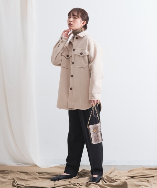 Aunt Marie's（アントマリーズ）の「AUNT MARIE'S 裏キルトメルトンCPO