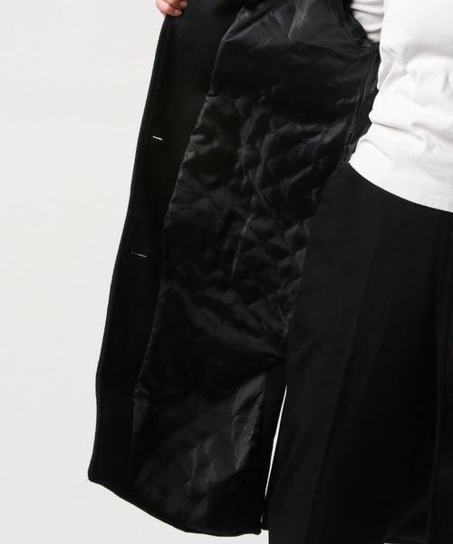 MANGROVE(マングローブ)の「【MANGROVE SELECT】サイドスリット ロングコート(ステンカラーコート・レディース・ブラック/ブルー/ベージュ・MEDIUM/LARGE/X-LARGE)」の6枚目の写真