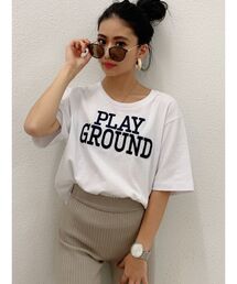 GYDA | PLAY GROUND embroidery Tシャツ(Tシャツ/カットソー)