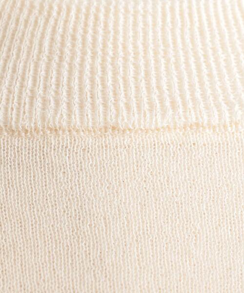 LOEFF（ロエフ）の「＜LOEFF（ロエフ）＞ シア― クルーネック ニット◆（ニット/セーター・レディース・モカ/オフホワイト/ブラック・FREE）」の10枚目の写真