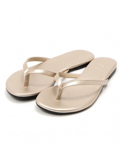 GLOBAL WORK(グローバルワーク)の「PUトングサンダル/874841(サンダル・レディース・ブラック/ライトグレー/ライトベージュ/ベージュ/ゴールド/パープル系その他2・MEDIUM/LARGE)」の6枚目の写真