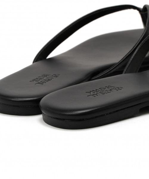 GLOBAL WORK(グローバルワーク)の「PUトングサンダル/874841(サンダル・レディース・ブラック/ライトグレー/ライトベージュ/ベージュ/ゴールド/パープル系その他2・MEDIUM/LARGE)」の18枚目の写真