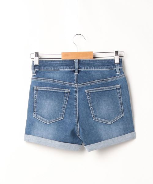 ENVYM（アンビー）の「ロールアップデニムＳＰＴ（デニムパンツ・レディース・ネイビー/ブルー・S/M）」の3枚目の写真