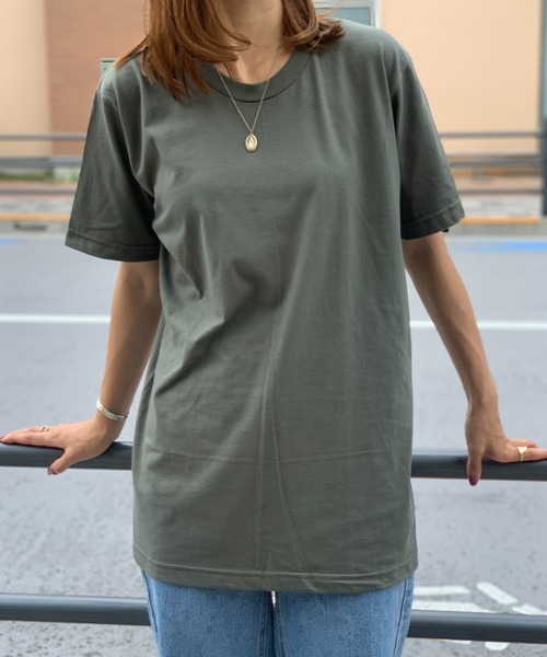 American Apparel(アメリカンアパレル)の「【American Apparel】アメリカンアパレル 無地 半袖 Tシャツ(Tシャツ/カットソー・レディース・ダークグリーン/チャコール/オートミール/ブラック/ブラウン/カーキ/ホワイト/オリーブ・S/M/L)」の8枚目の写真