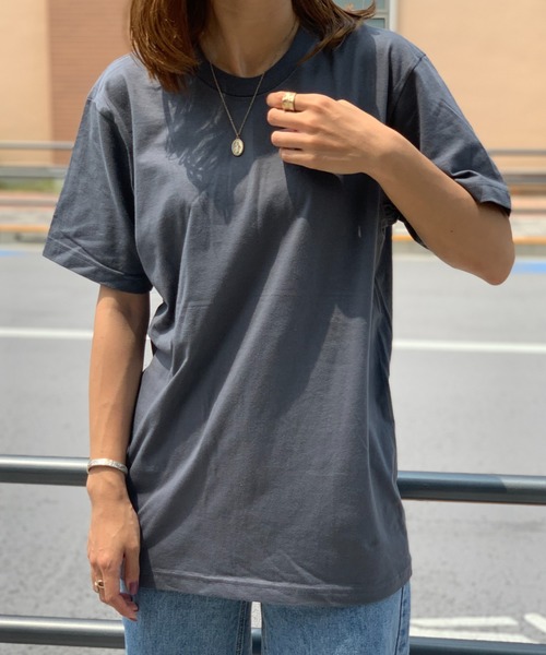 American Apparel(アメリカンアパレル)の「【American Apparel】アメリカンアパレル 無地 半袖 Tシャツ(Tシャツ/カットソー・レディース・ダークグリーン/チャコール/オートミール/ブラック/ブラウン/カーキ/ホワイト/オリーブ・S/M/L)」の21枚目の写真