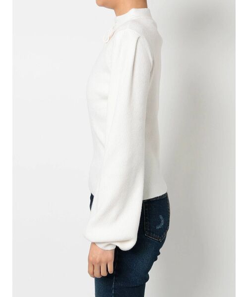 RESEXXY（リゼクシー）の「2WAYチョーカートップス（ニット/セーター・レディース・ブラック/ベージュ/オフホワイト・FREE）」の15枚目の写真