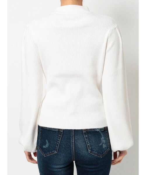 RESEXXY（リゼクシー）の「2WAYチョーカートップス（ニット/セーター・レディース・ブラック/ベージュ/オフホワイト・FREE）」の14枚目の写真