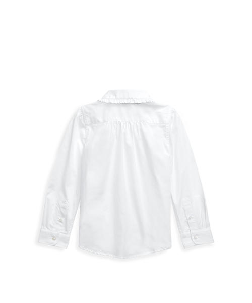 POLO RALPH LAUREN CHILDRENSWEAR(ポロ ラルフ ローレン チルドレンズウェア)の「コットン ブロードクロス シャツ(シャツ/ブラウス・キッズ・ホワイト・4/6)」の2枚目の写真