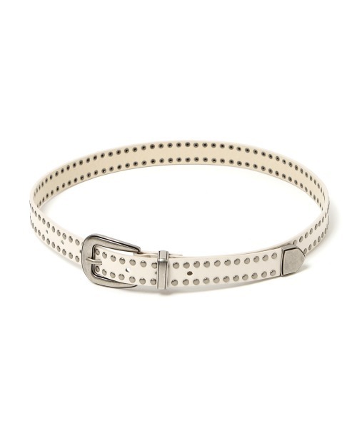 PAGEBOY（ページボーイ）の「スタッズベルト（ベルト・レディース・ブラック/オフホワイト・FREE）」の7枚目の写真