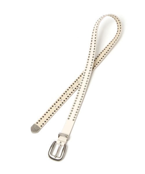 PAGEBOY（ページボーイ）の「スタッズベルト（ベルト・レディース・ブラック/オフホワイト・FREE）」の10枚目の写真