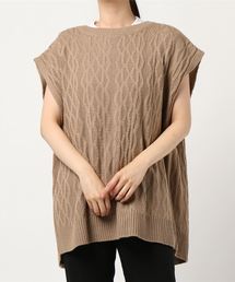 【HONEYSUCKLE ROSE】スリットケーブルベスト