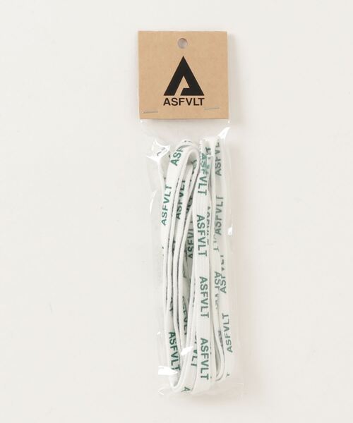 ASFVLT(アスファルト)の「ASFVLT (アスファルト) / スニーカーシューレース 85cm / 90cm / 110cm / 115cm(シューズ小物/雑貨・メンズ・ホワイト×グリーン/ホワイト×ブラック/ホワイト×ブルー/ブルー系その他/オリーブ/ネイビー/ホワイト×ピンク/ホワイト系その他/ブラック×ホワイト/その他1/ブラック/ホワイト/ブルー系その他3/ホワイト系その他2/ベージュ系その他3/ベージュ系その他2/ブラック系その他2/グレー系その他2/ブルー系その他2/ブラック系その他3/グレー系その他3/ホワイト系その他4/ブラック系その他4・115/110/90/95/85)」の3枚目の写真