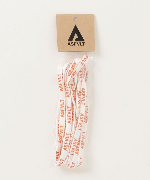 ASFVLT(アスファルト)の「ASFVLT (アスファルト) / スニーカーシューレース 85cm / 90cm / 110cm / 115cm(シューズ小物/雑貨・メンズ・ホワイト×グリーン/ホワイト×ブラック/ホワイト×ブルー/ブルー系その他/オリーブ/ネイビー/ホワイト×ピンク/ホワイト系その他/ブラック×ホワイト/その他1/ブラック/ホワイト/ブルー系その他3/ホワイト系その他2/ベージュ系その他3/ベージュ系その他2/ブラック系その他2/グレー系その他2/ブルー系その他2/ブラック系その他3/グレー系その他3/ホワイト系その他4/ブラック系その他4・115/110/90/95/85)」の5枚目の写真