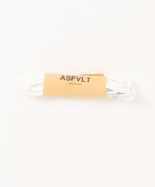 ASFVLT(アスファルト)の「ASFVLT (アスファルト) / スニーカーシューレース 85cm / 90cm / 110cm / 115cm(シューズ小物/雑貨・メンズ・ホワイト×グリーン/ホワイト×ブラック/ホワイト×ブルー/ブルー系その他/オリーブ/ネイビー/ホワイト×ピンク/ホワイト系その他/ブラック×ホワイト/その他1/ブラック/ホワイト/ブルー系その他3/ホワイト系その他2/ベージュ系その他3/ベージュ系その他2/ブラック系その他2/グレー系その他2/ブルー系その他2/ブラック系その他3/グレー系その他3/ホワイト系その他4/ブラック系その他4・115/110/90/95/85)」の7枚目の写真