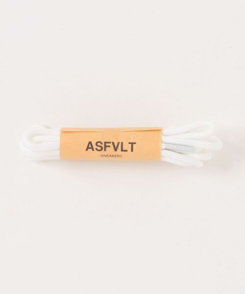 ASFVLT(アスファルト)の「ASFVLT (アスファルト) / スニーカーシューレース 85cm / 90cm / 110cm / 115cm(シューズ小物/雑貨・メンズ・ホワイト×グリーン/ホワイト×ブラック/ホワイト×ブルー/ブルー系その他/オリーブ/ネイビー/ホワイト×ピンク/ホワイト系その他/ブラック×ホワイト/その他1/ブラック/ホワイト/ブルー系その他3/ホワイト系その他2/ベージュ系その他3/ベージュ系その他2/ブラック系その他2/グレー系その他2/ブルー系その他2/ブラック系その他3/グレー系その他3/ホワイト系その他4/ブラック系その他4・115/110/90/95/85)」の8枚目の写真