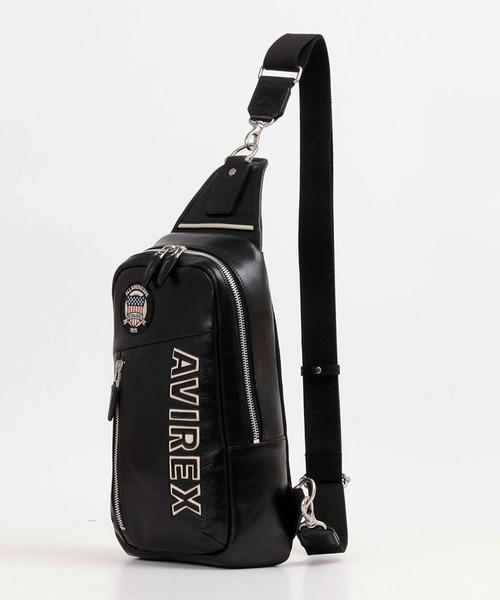 *AVIREX* バーシティーレザー ワンショルダーバッグ 楽天市場】AVIREX 公式通販｜VARSITY LEATHER ONE SHOULDER BAG