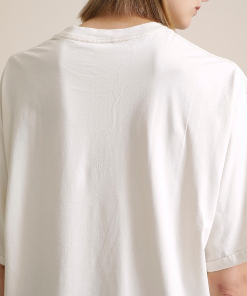 MAISON EUREKA（メゾンエウレカ）の「【MAISON EUREKA(メゾンエウレカ)】TONS OF DIAMONDS S/S（Tシャツ/カットソー・レディース・オフホワイト/ダークグレー・SMALL）」の3枚目の写真